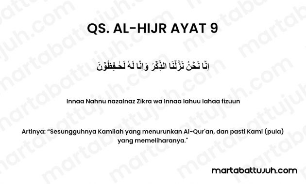Gambar QS. Al-Hijr Ayat 9