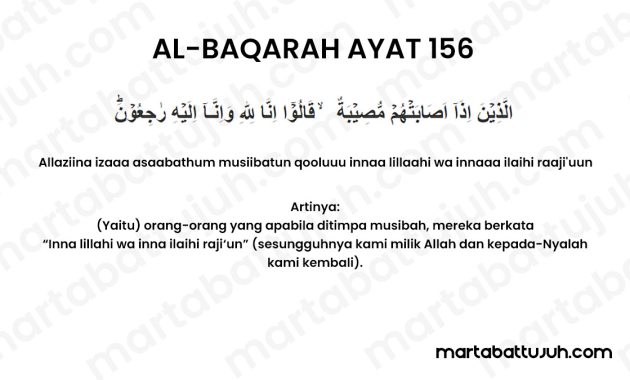 Qs. Al-Baqarah ayat 156