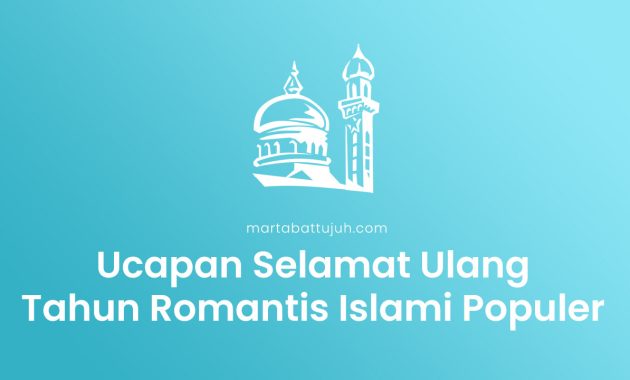 Ucapan selamat ulang tahun romantis islami